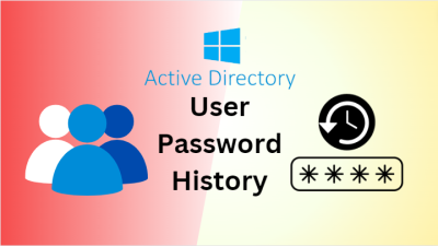 Check Last Password Change in Active Directory with A User Report