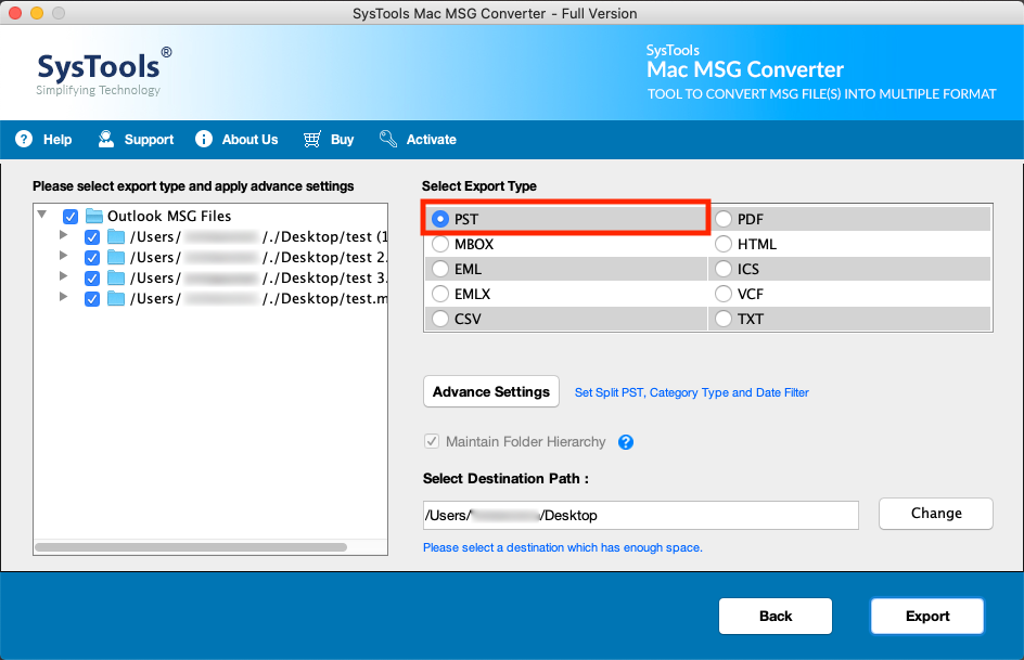 bulk import msg files into pst