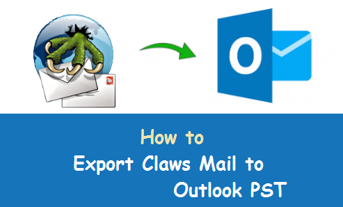 claws mail to outlook pst