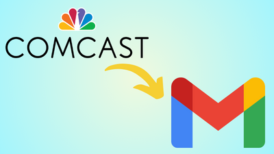 transfer comcast to gmail