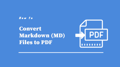 convert markdown to pdf