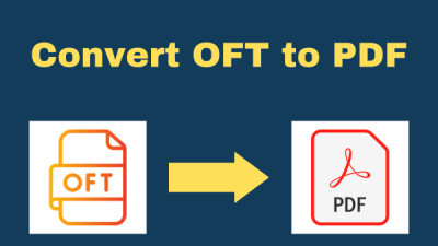 Convert OFT to PDF