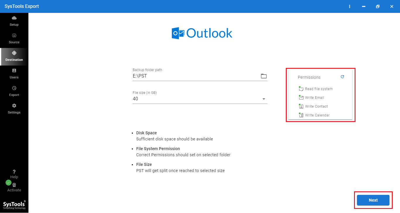 validate destination platfrom