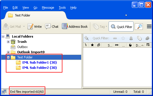 view the test folder