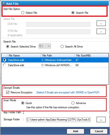 recovery manager for exchange