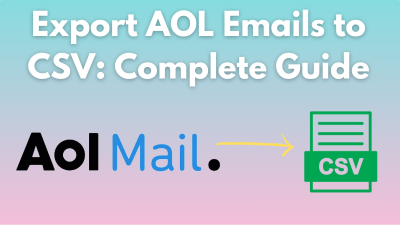 export aol to csv