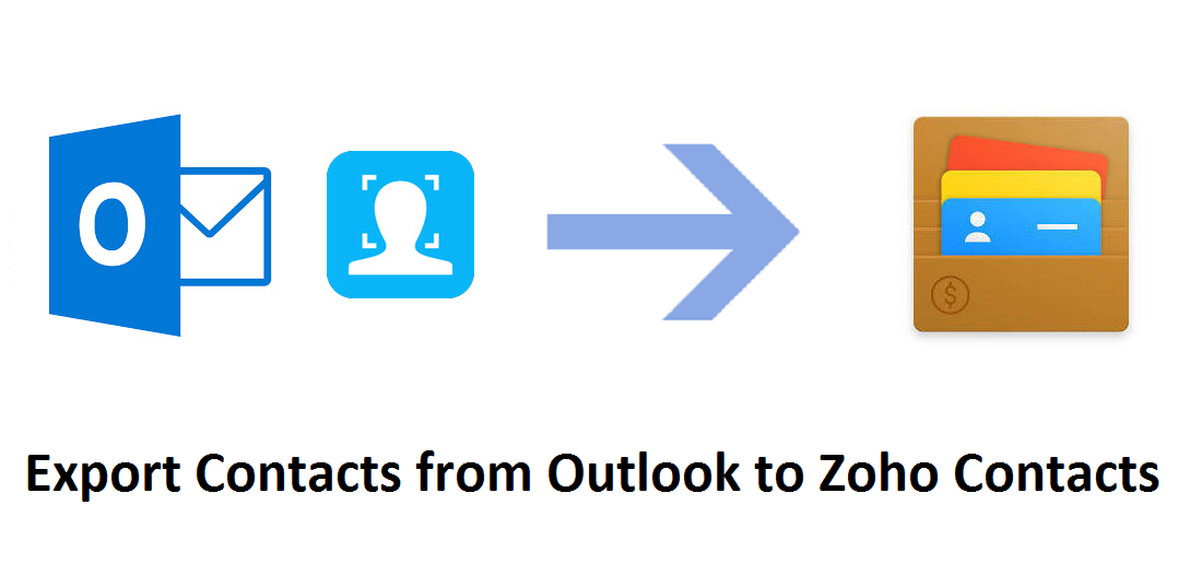 Export Contacts from Outlook to Zoho Contacts