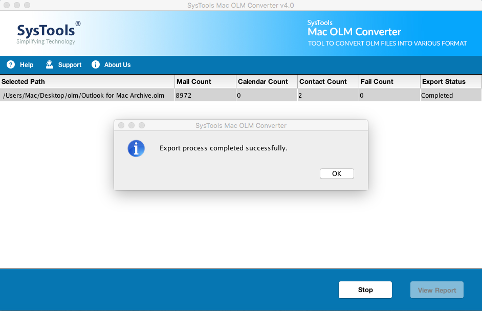 convert un fichier olm mac outlook