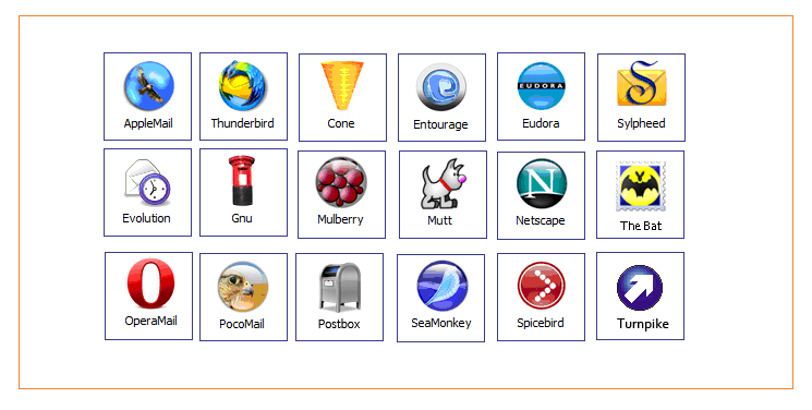 thunderbird importer tool supported emails