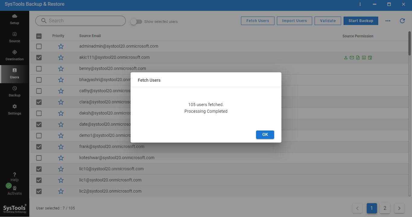 same as source email id