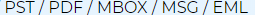 file formats