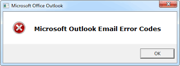 Microsoft Outlook Email Error Codes