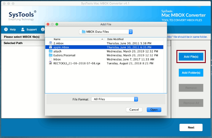 mac mbox to emlx