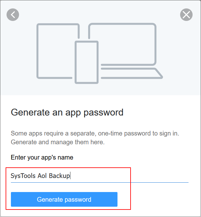 generate app password