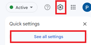 gmail account settings