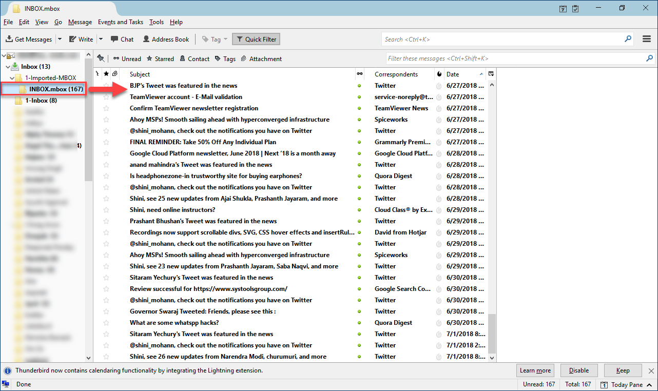 Done Add Gmail to Thunderbird