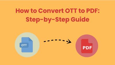 Convert OTT to PDF