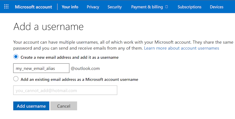 How to Create an Email Alias in Outlook Personal