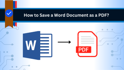 how to save a word document as a PDF