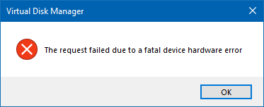 disk error