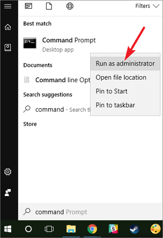open command prompt