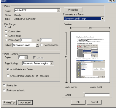 Go to File --> Print