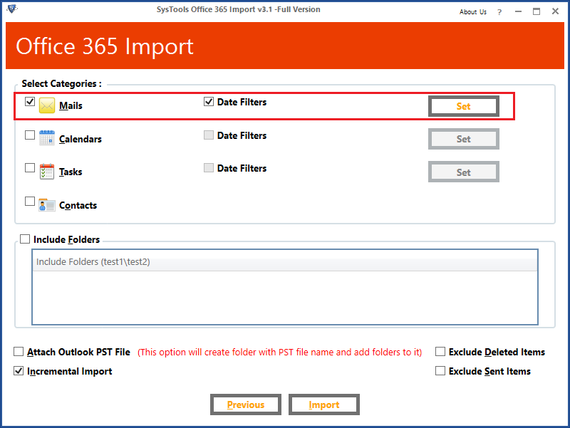 PST bestand importeren in Office 365