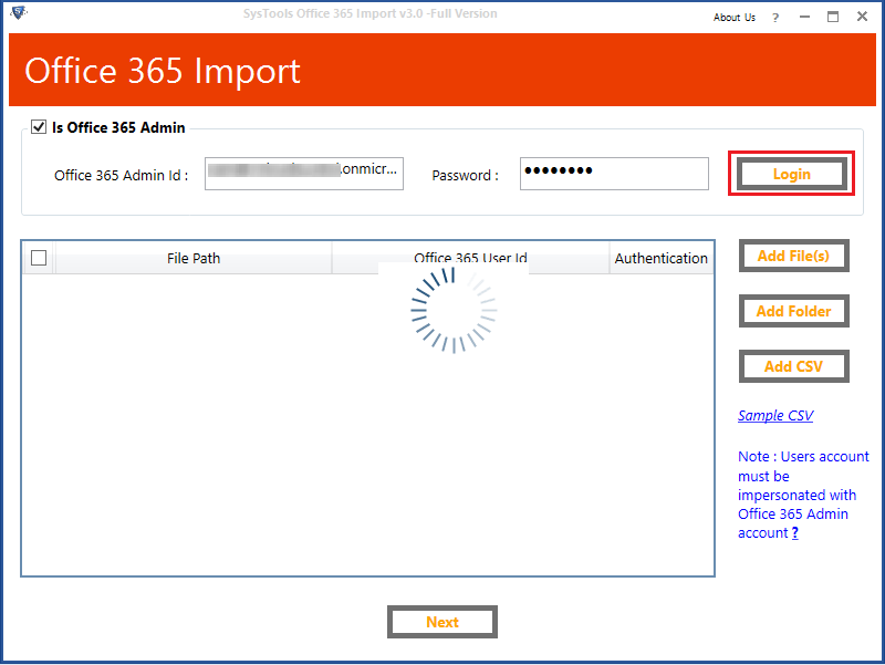 PST importeren in Office 365 gereedschap