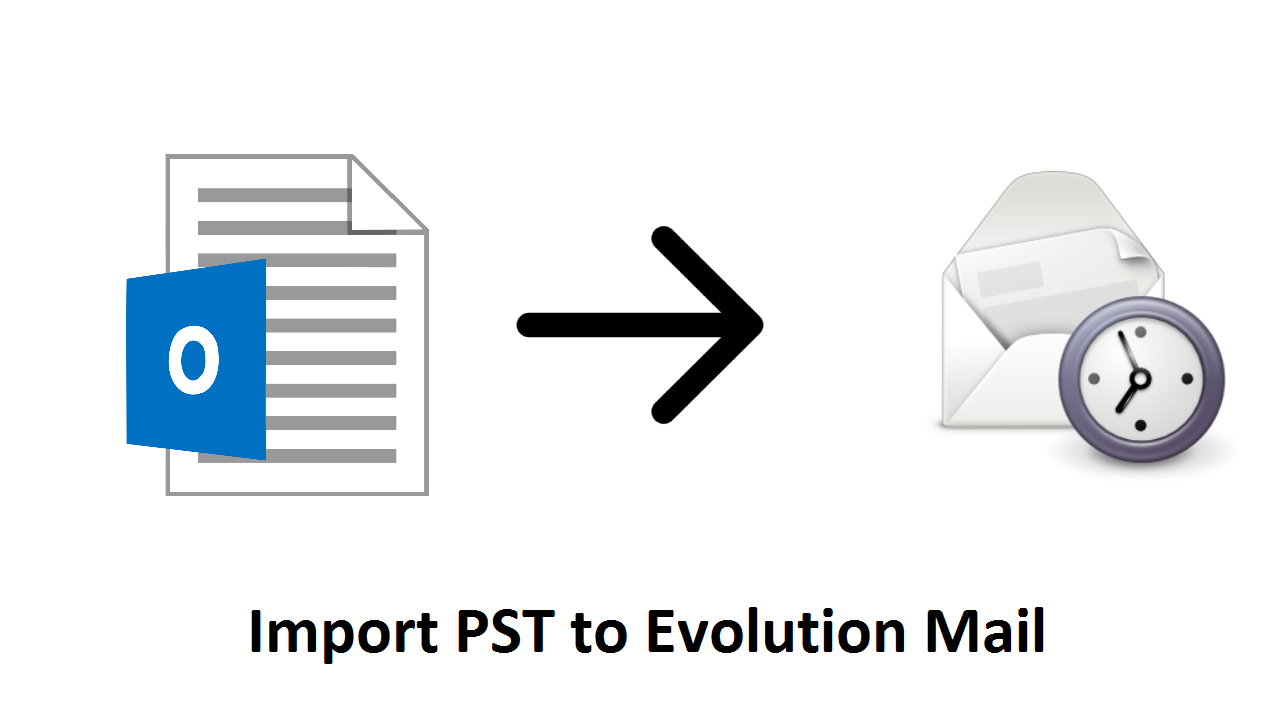import pst to evolution mail
