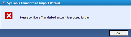Thunderbird error