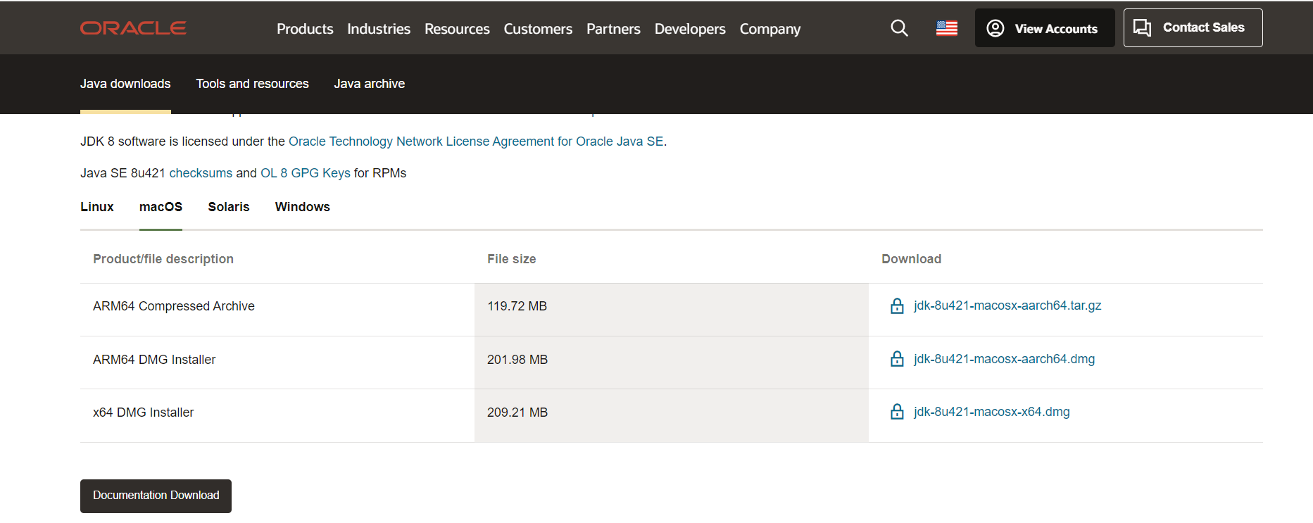 jdk 8 download