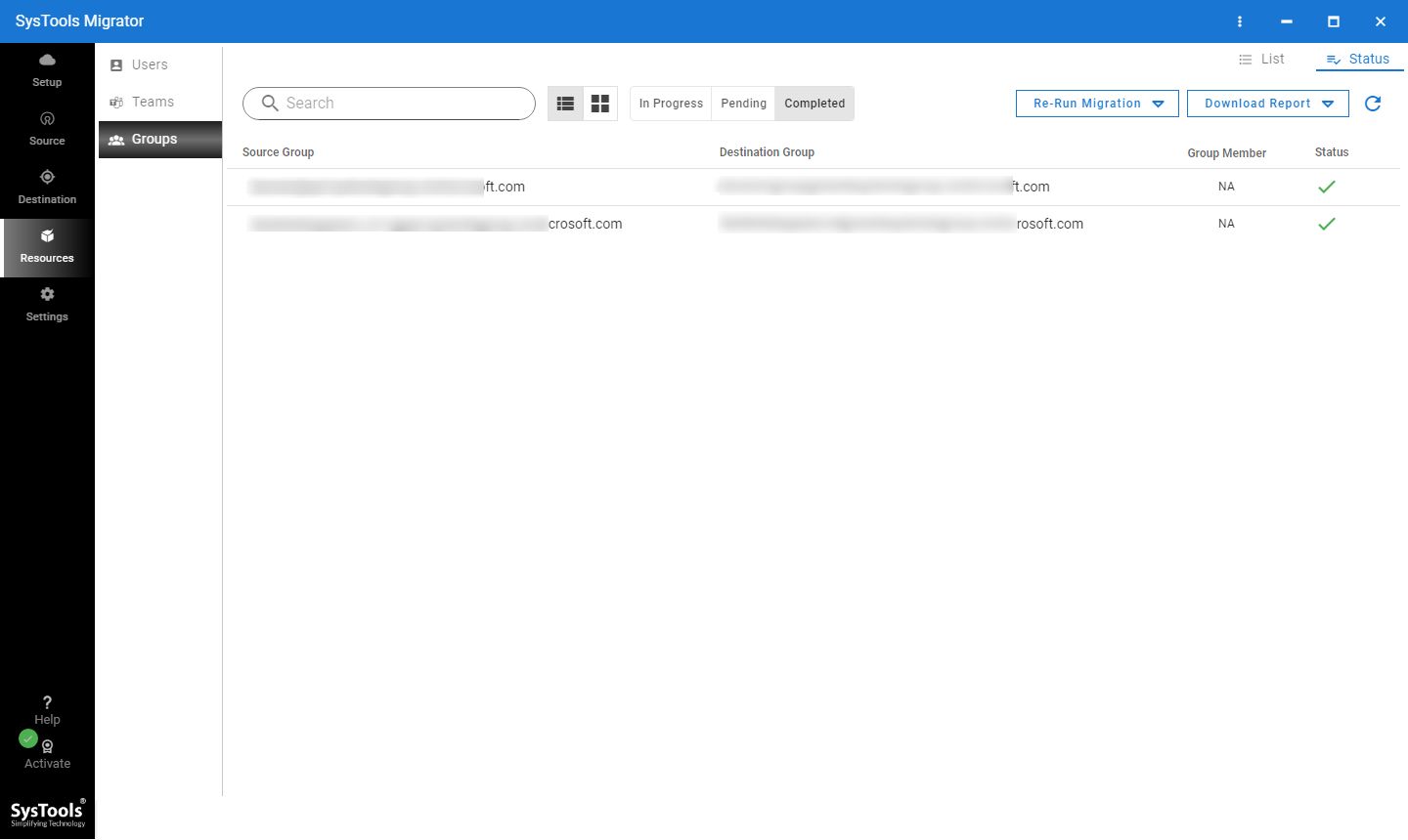 list view