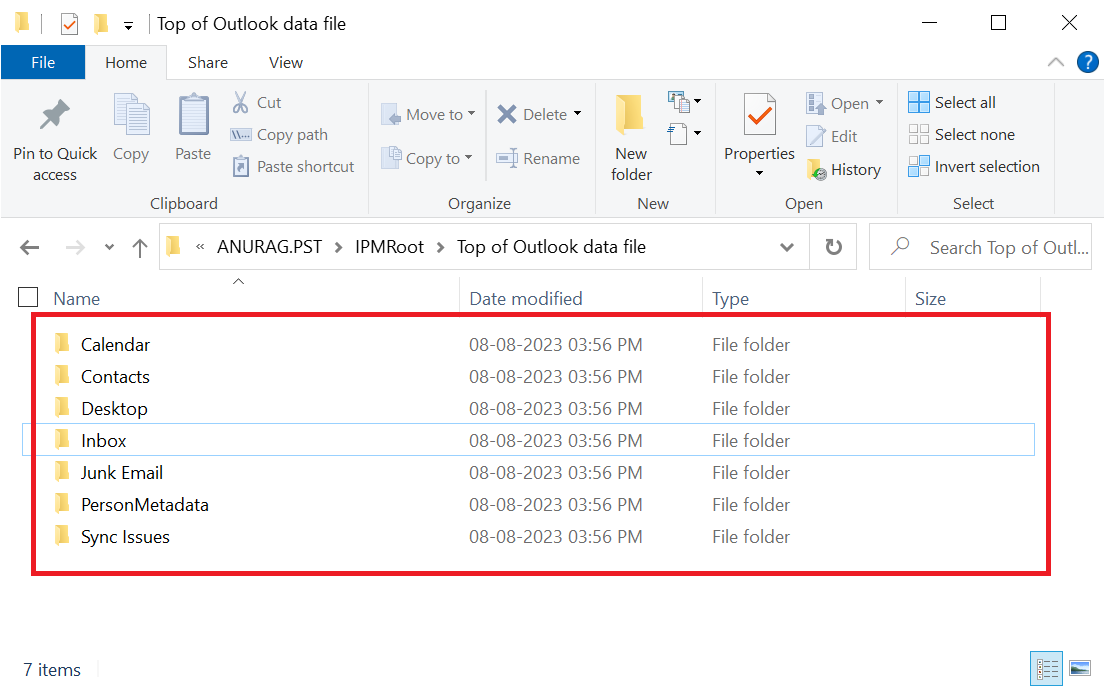 convert pst file to csv without outlook