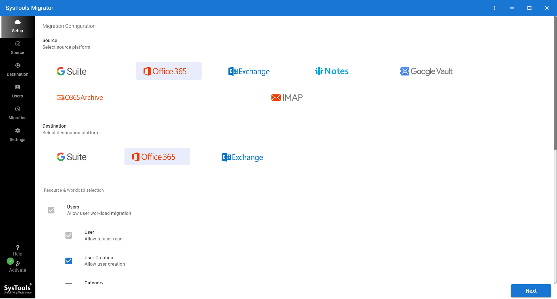 SysTools Teams migration