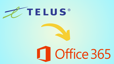 migrate telus email to office 365