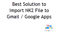 import NK2 file to Gmail