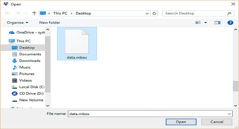 open mbox file