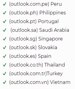 Backup from country specific accounts