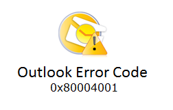 Microsoft Outlook An Unknown Error Occurred Code 0x80004001