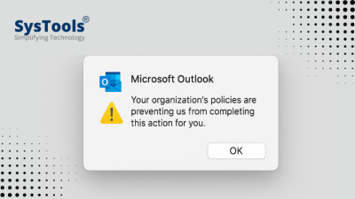 outlook error your organizations policies are preventing
