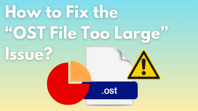outlook ost file too large