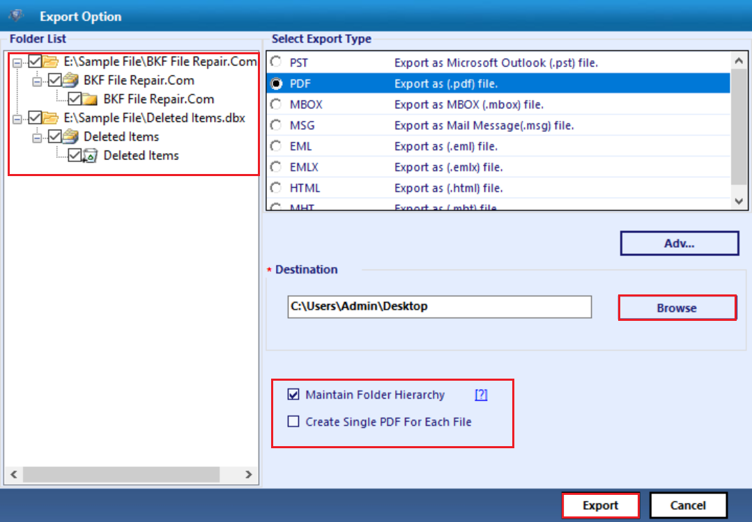 convertir dbx vers pst gratuit