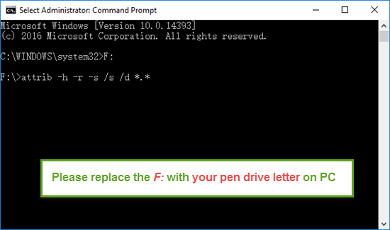 recover formatted data from pen drive