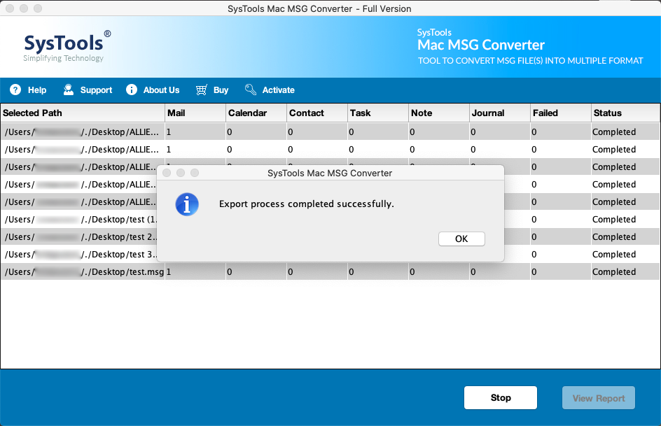 Converted MSG into PDF