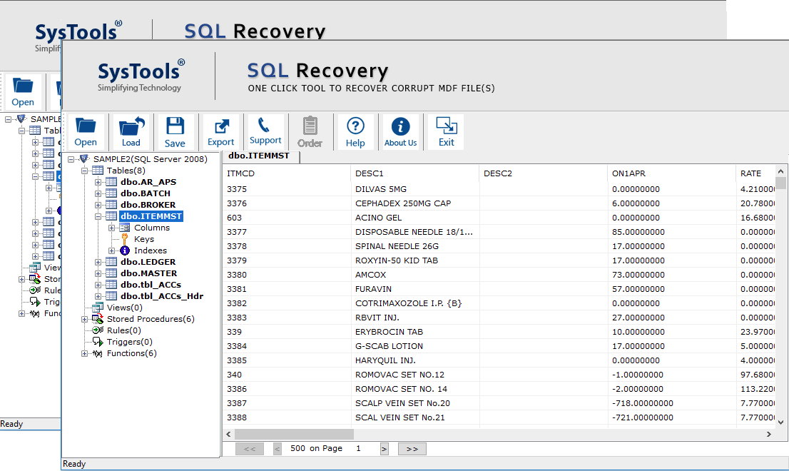 Инструмент восстановления SQL