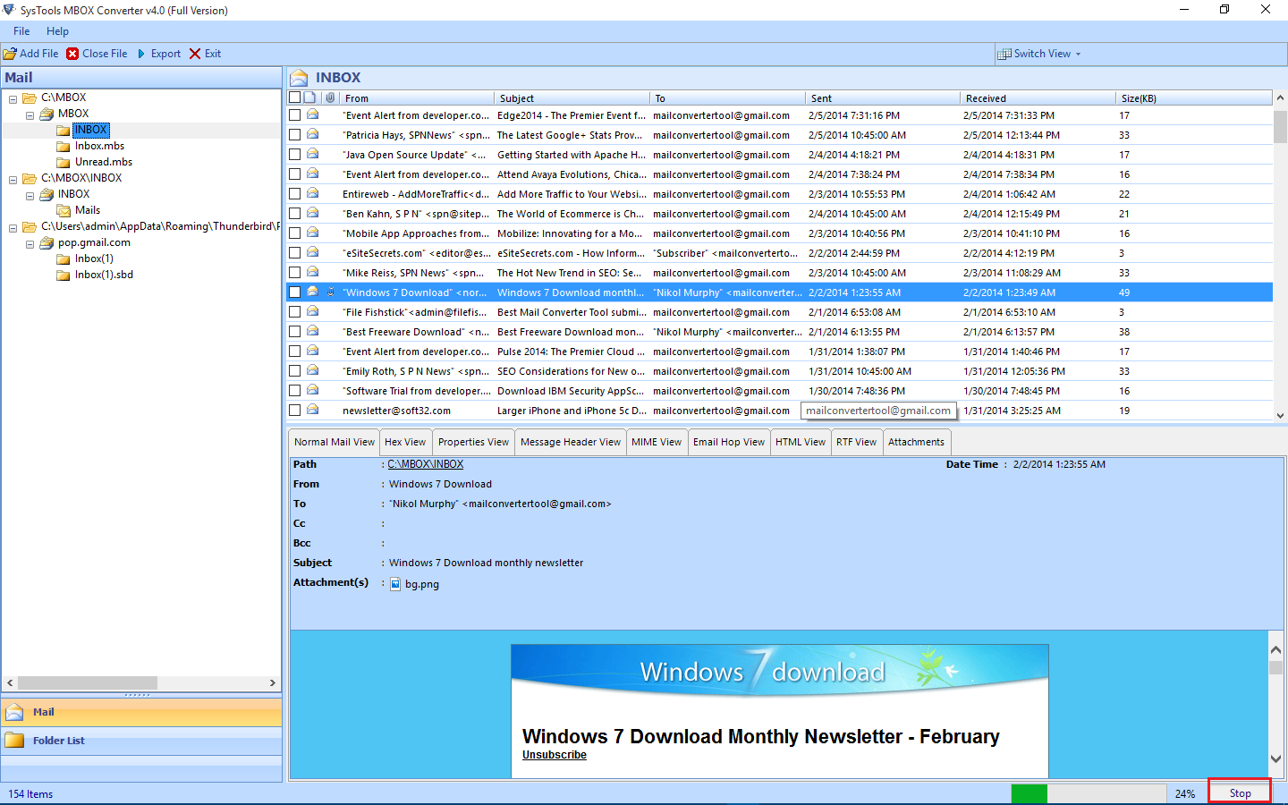 Transfer emails from Mac Netscape to PST 