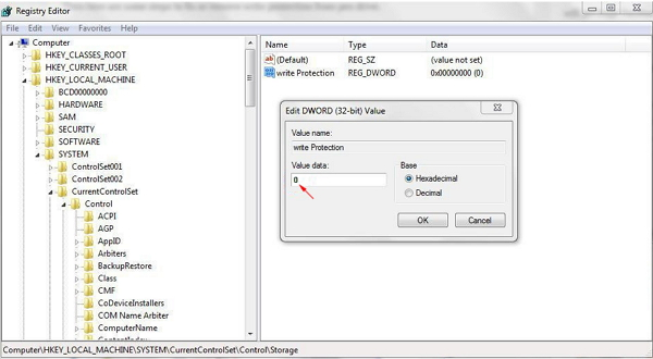 disable write protection external hard drive