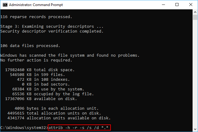 recover deleted files using command prompt