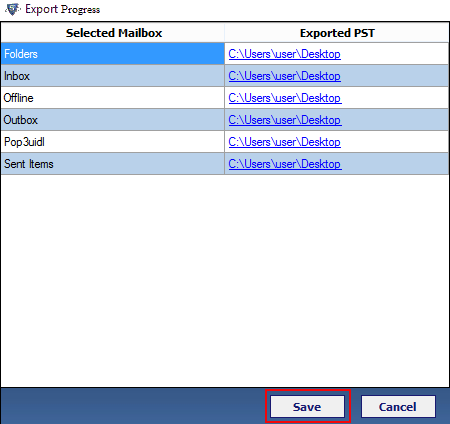 export process