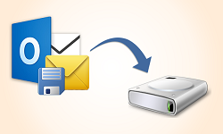 Save Outlook Emails to Hard Drive